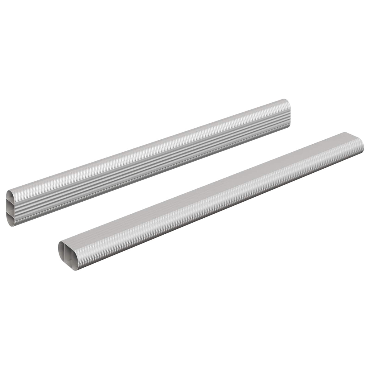 Cijev za ormar 2 pcs Srebrno 316 x 15 x 29 mm