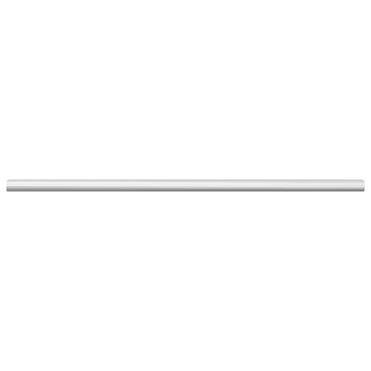 Cijev za ormar 2 pcs Srebrno 472 x 15 x 29 mm