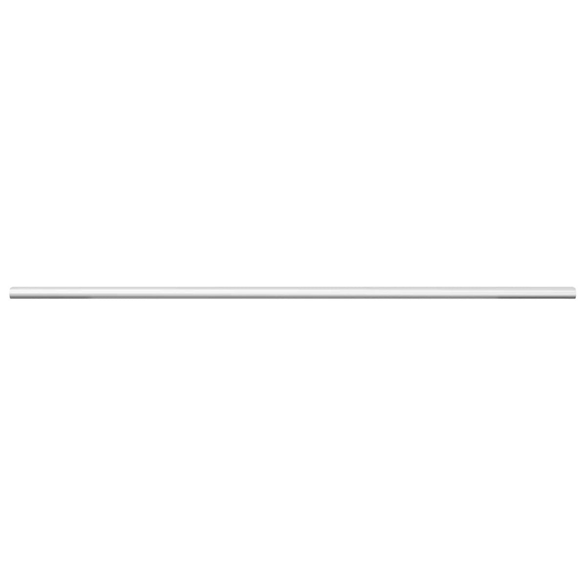 Cijev za ormar 2 pcs Srebrno 764 x 15 x 29 mm