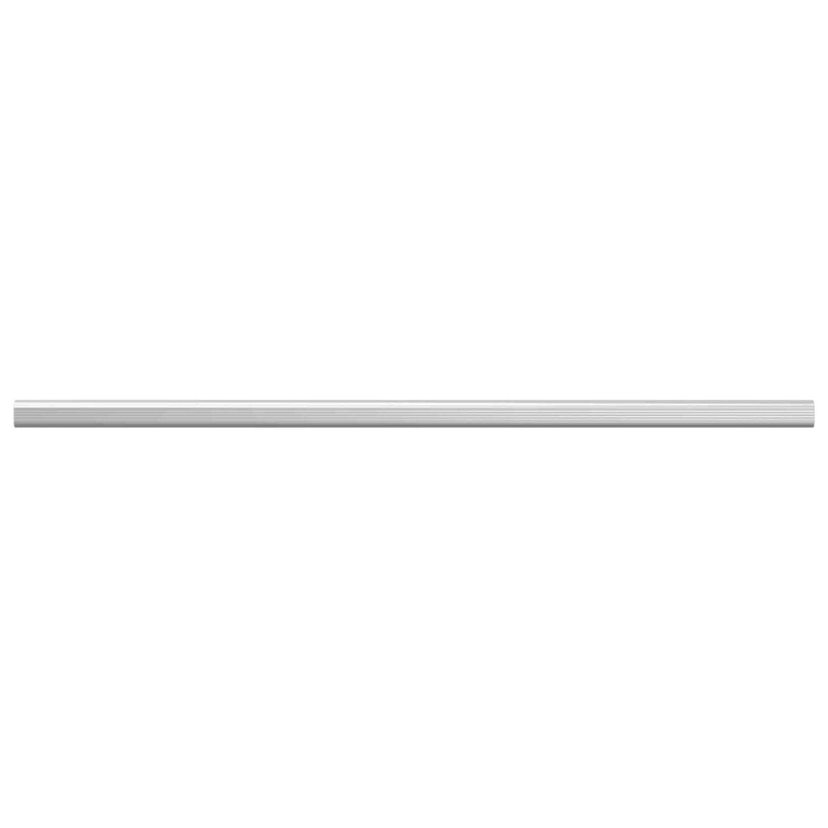 Cijev za ormar 2 pcs Srebrno 864 x 15 x 29 mm
