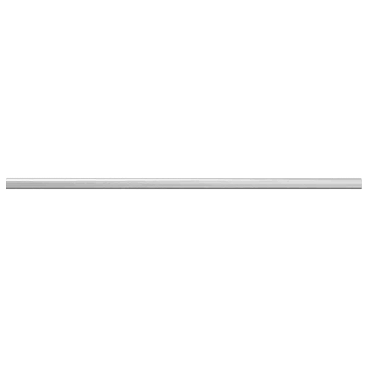 Cijev za ormar 2 pcs Srebrno 964 x 15 x 29 mm