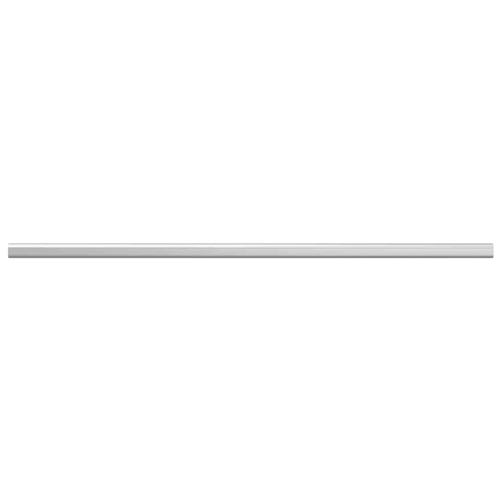 Cijev za ormar 2 pcs Srebrno 964 x 15 x 29 mm