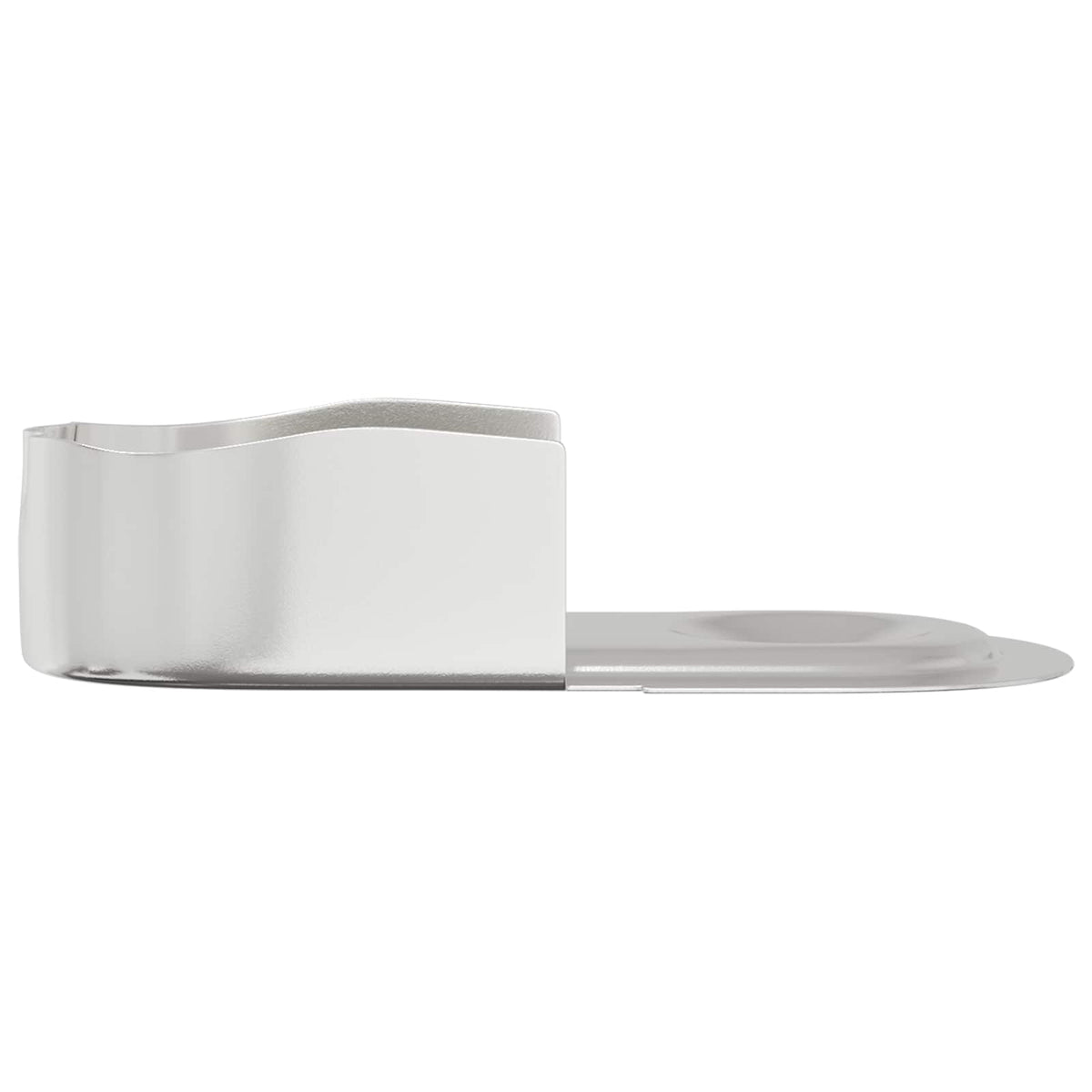 Držač za šipku u ormaru 2 pcs Bijeli cink 40 x 18 x 10 mm