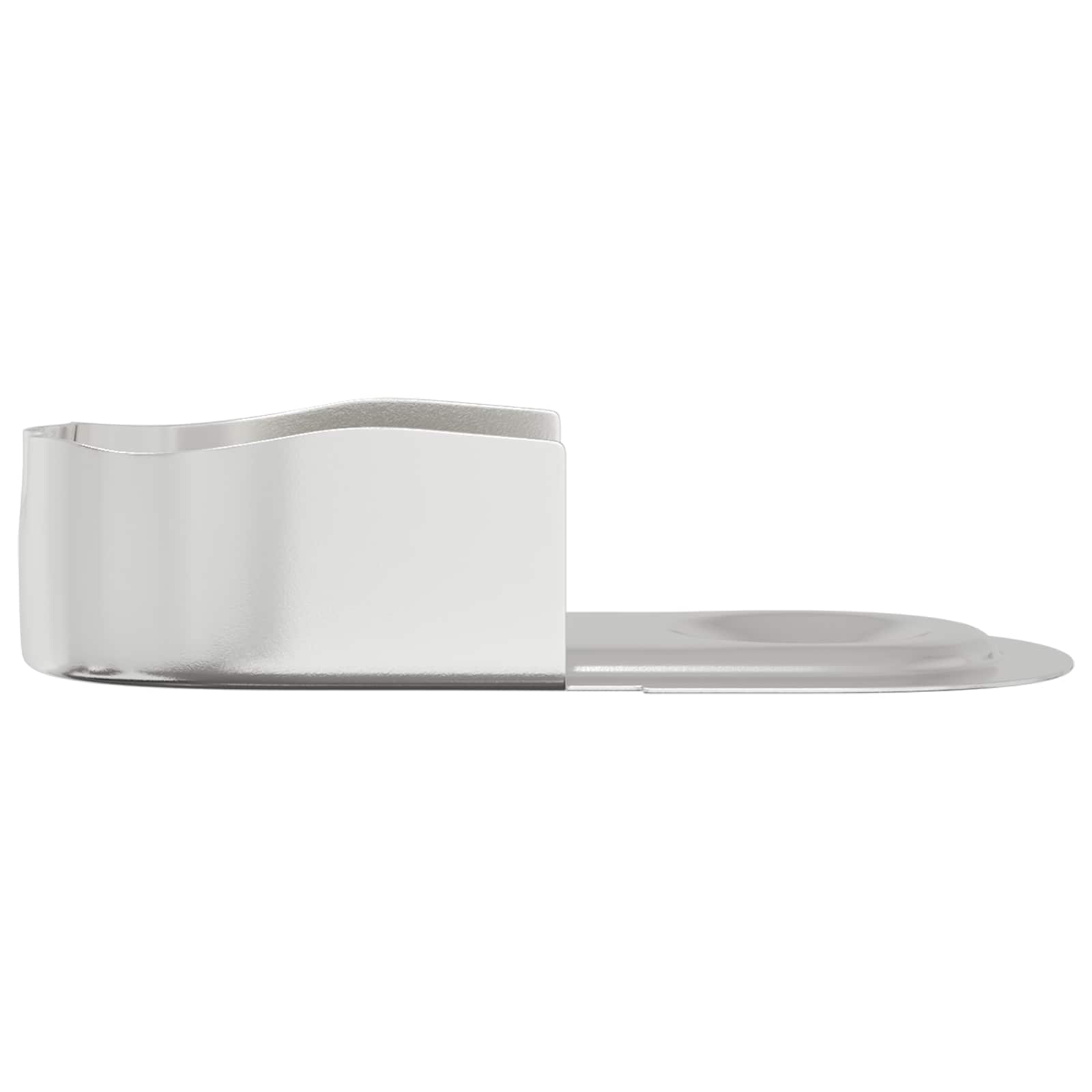Držač za šipku u ormaru 2 pcs Bijeli cink 40 x 18 x 10 mm