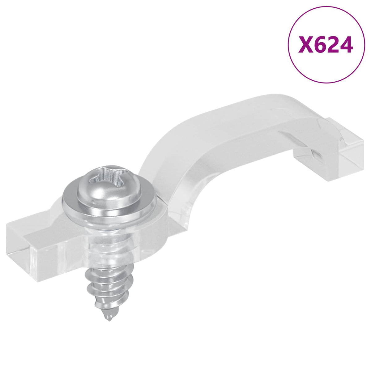 LED Trake za sponice 12 pcs *Transparent*an 23,8 x 7,3 x 4,3 mm