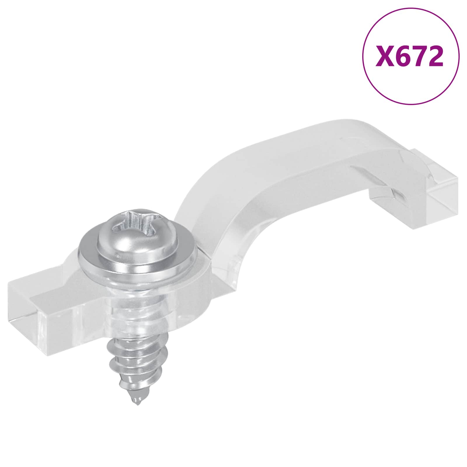 LED Trake za sponice 12 pcs *Transparent*an 23,8 x 7,3 x 4,3 mm