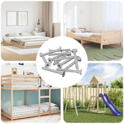 Vijak 5143 pcs Cinkom premazano 5 x 40 mm Željezo