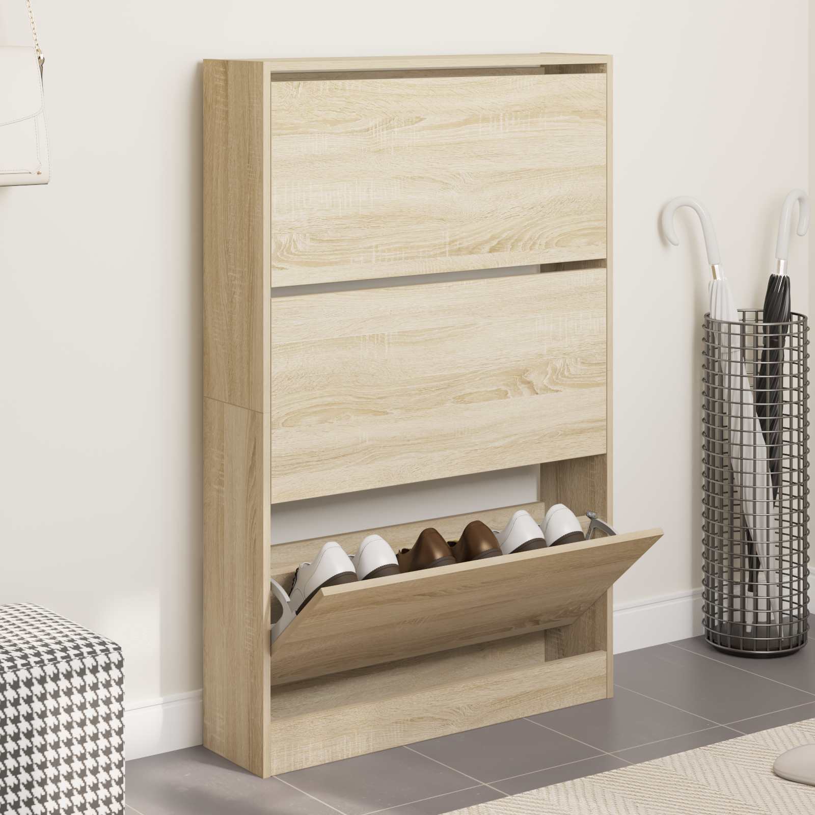 Šarka za okretni ormar 12 pcs Srebrno 235 x 155 x 30 mm Željezo