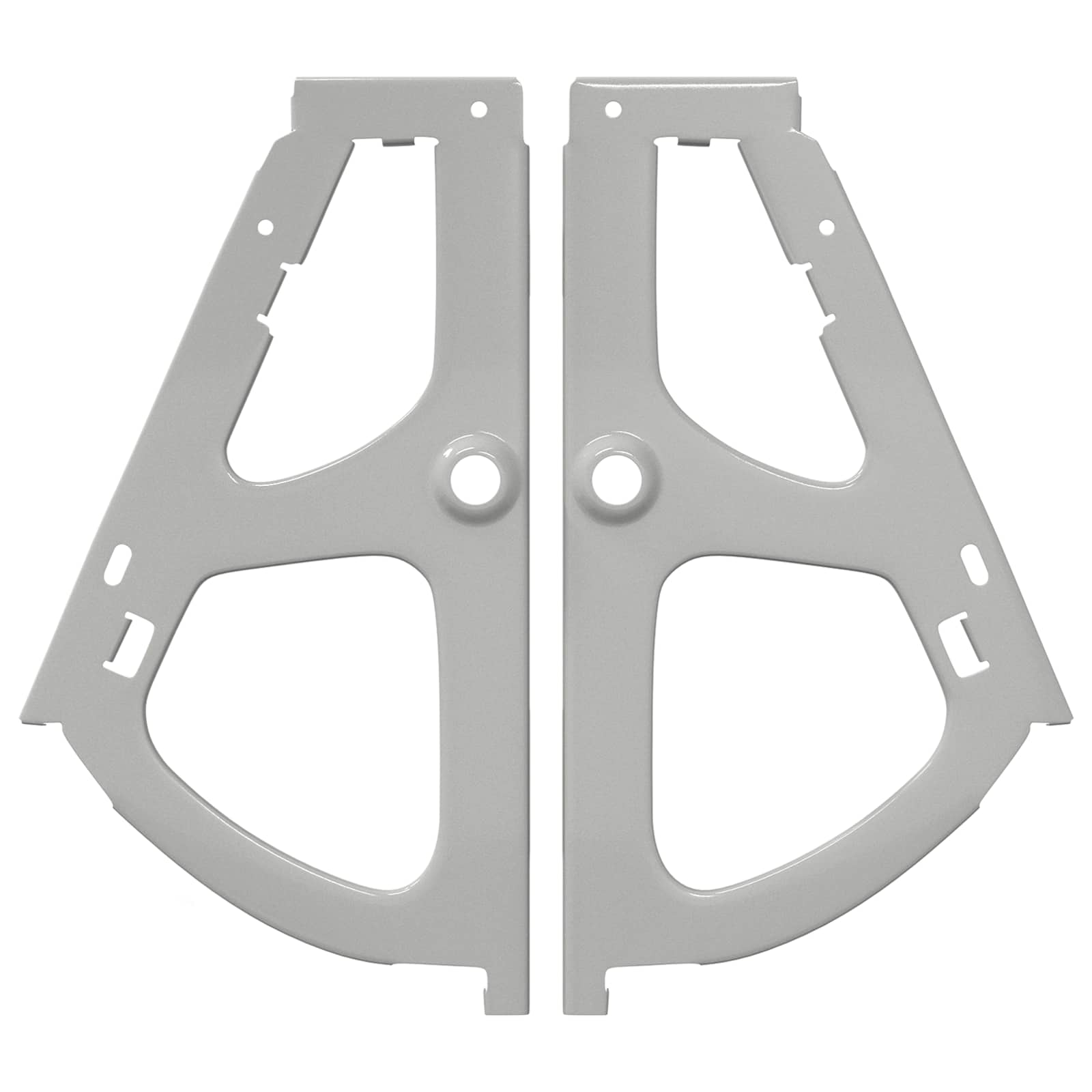 Šarka za okretni ormar 12 pcs Srebrno 235 x 155 x 30 mm Željezo