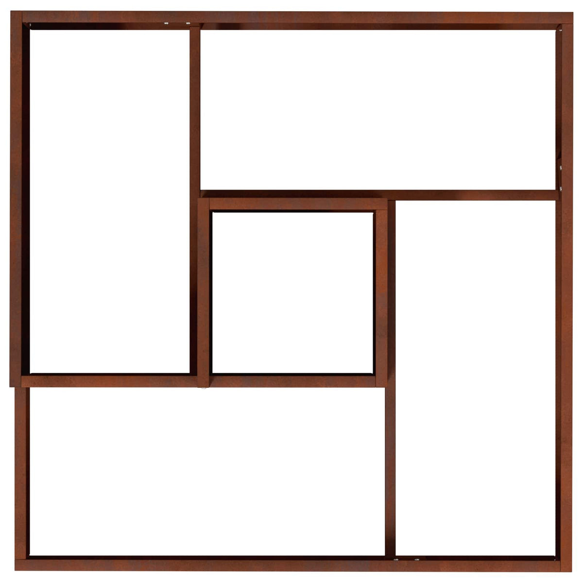 Vrtna saksija Smeđa 80 x 80 x 50 cm