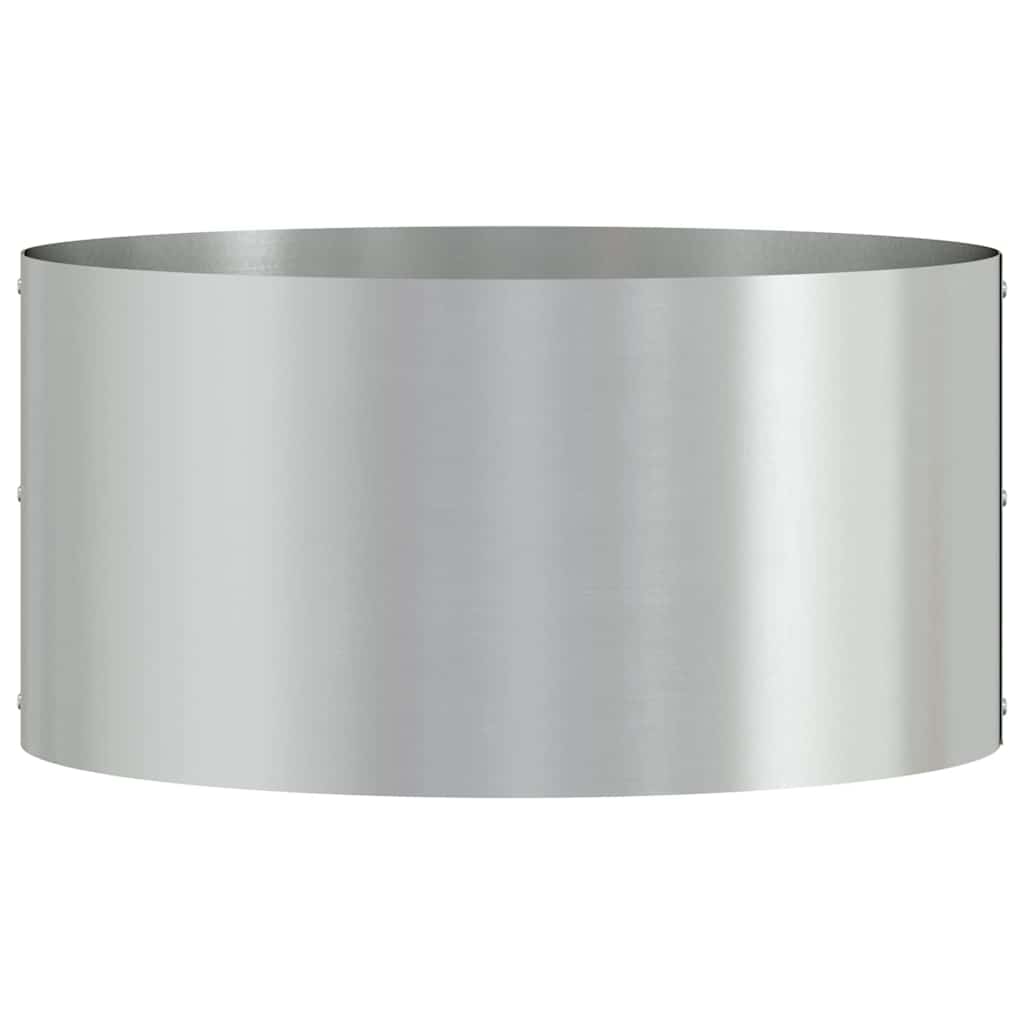 Prsten za saksiju 5 pcs Srebrno 40 x 40 x 20 cm Cinkani čelik