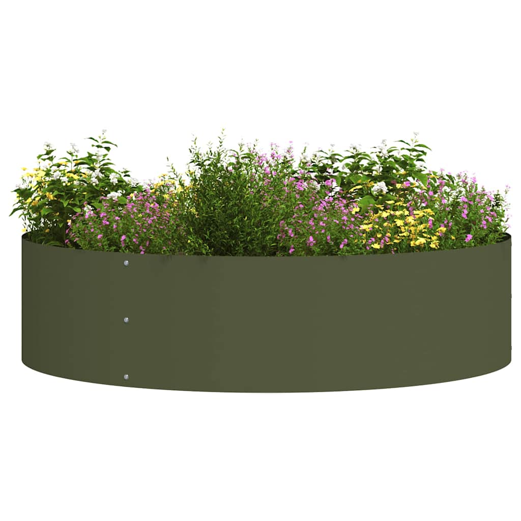 Prsten za saksiju Maslinasto zelena 80 x 80 x 20 cm