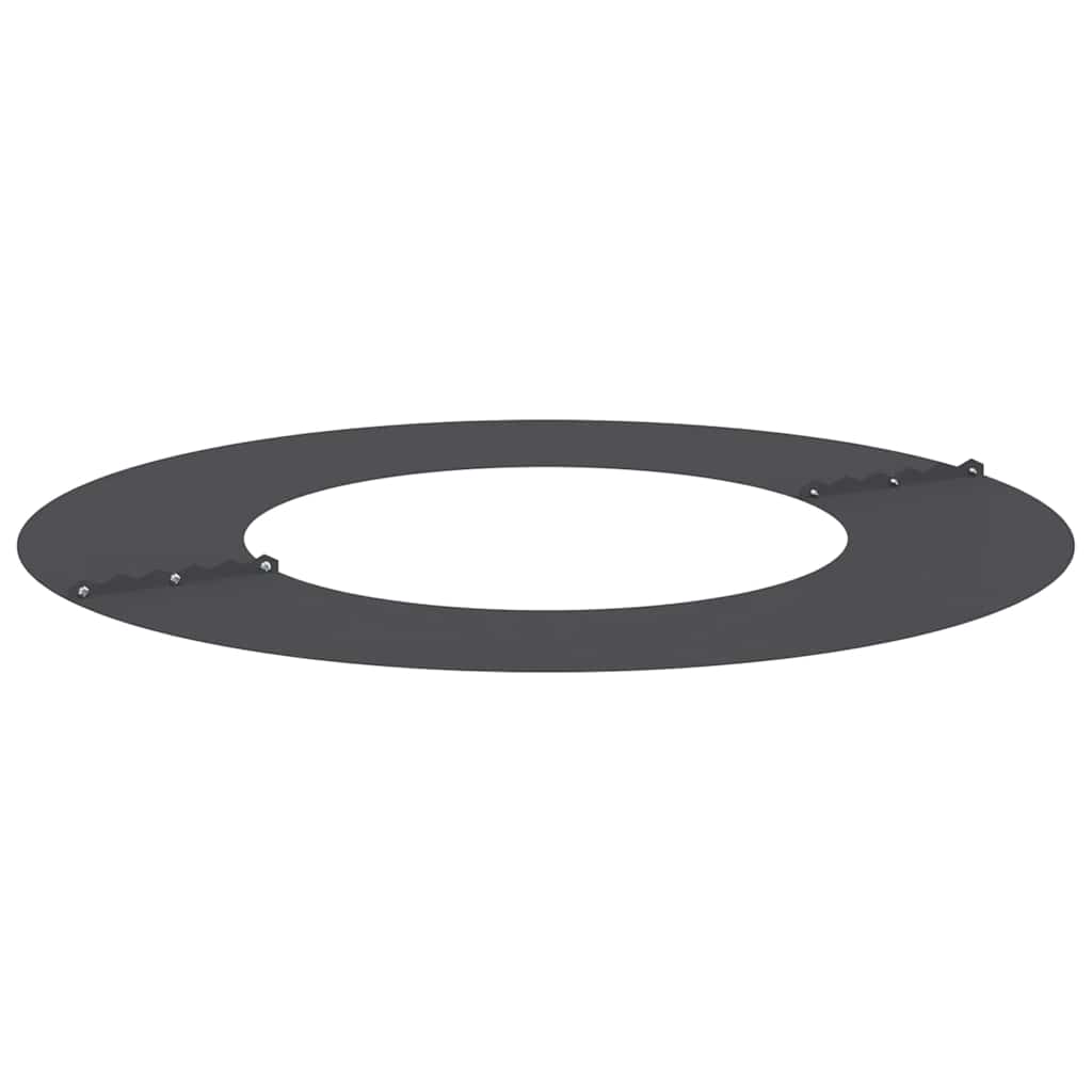 pogodno za ravne drvene prstenove 5 pcs Crna Ø40 / 70 cm Čelik