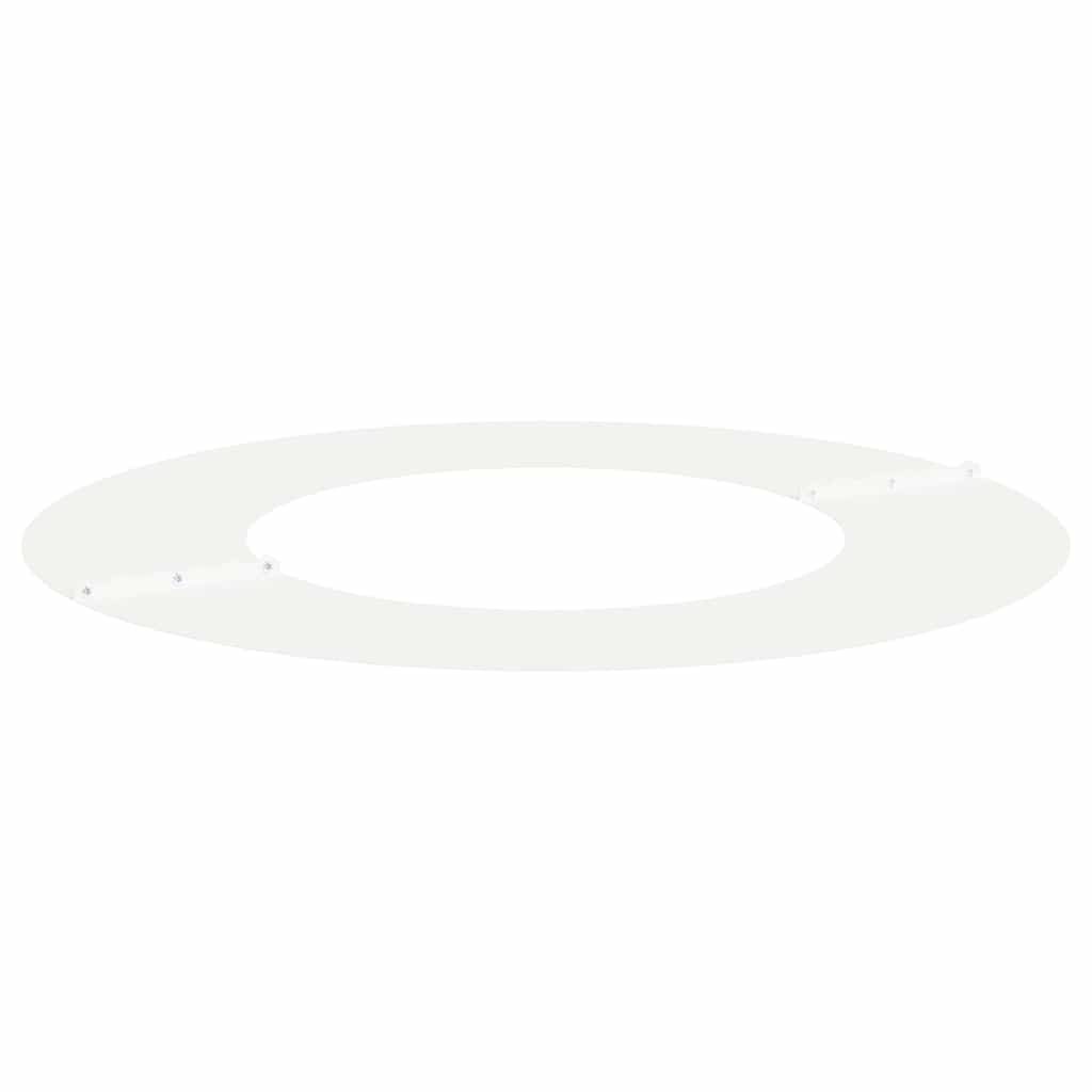 pogodno za ravne drvene prstenove 5 pcs Bijelo Ø40 / 70 cm Čelik
