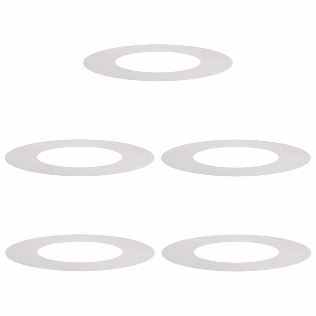 pogodno za ravne drvene prstenove 5 pcs Srebrno Ø40 / 70 cm