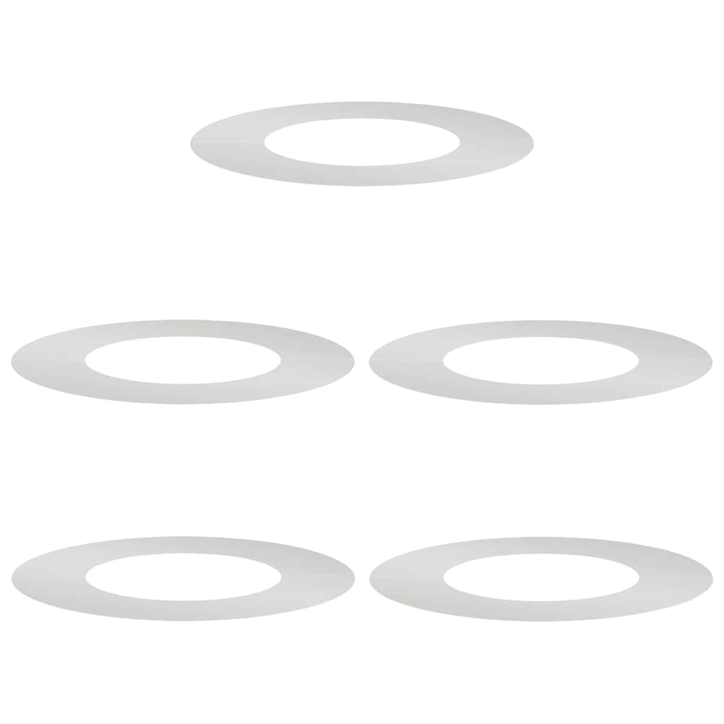 pogodno za ravne drvene prstenove 5 pcs Srebrno Ø40 / 70 cm
