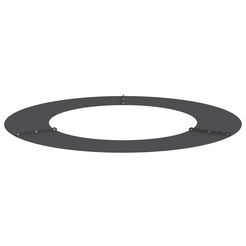 pogodno za ravne drvene prstenove 5 pcs Crna Ø50 / 80 cm Čelik