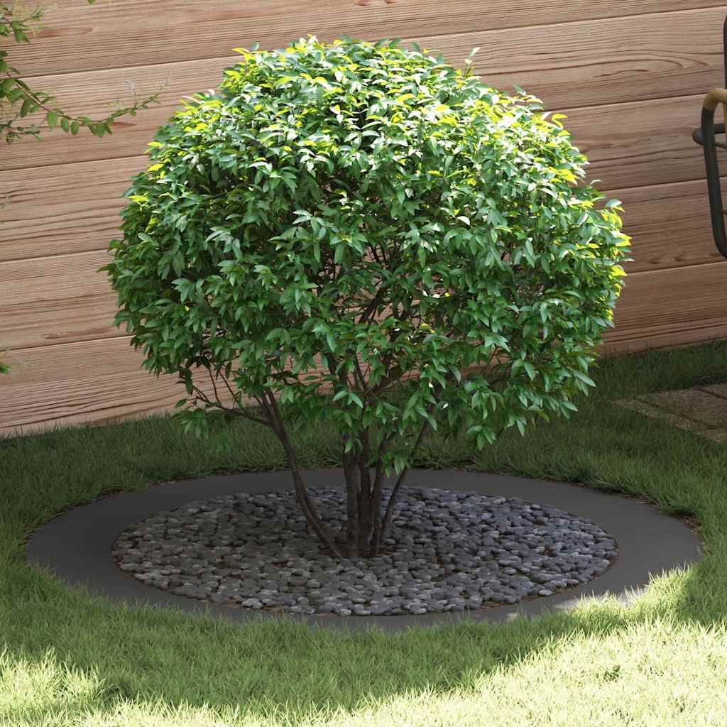 pogodno za ravne drvene prstenove 5 pcs Crna Ø90 / 120 cm Čelik