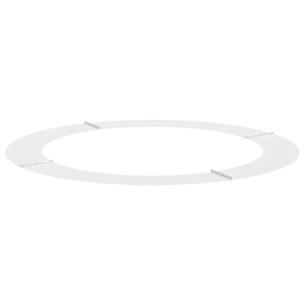 pogodno za ravne drvene prstenove 5 pcs Bijelo Ø90 / 120 cm Čelik