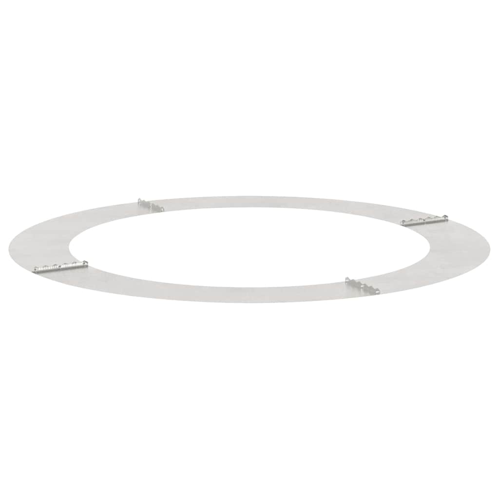 pogodno za ravne drvene prstenove 5 pcs Srebrno Ø90 / 120 cm
