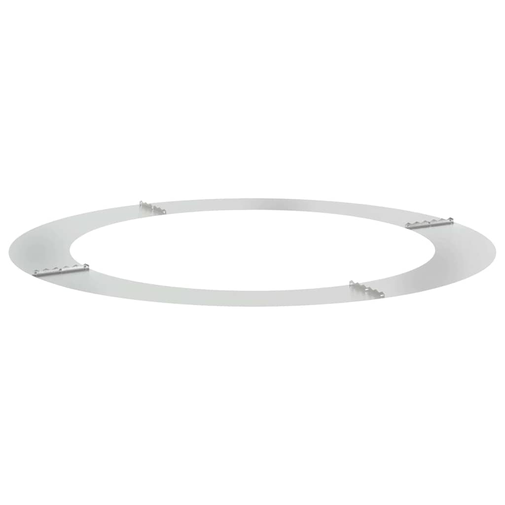 pogodno za ravne drvene prstenove 5 pcs Srebrno Ø90 / 120 cm