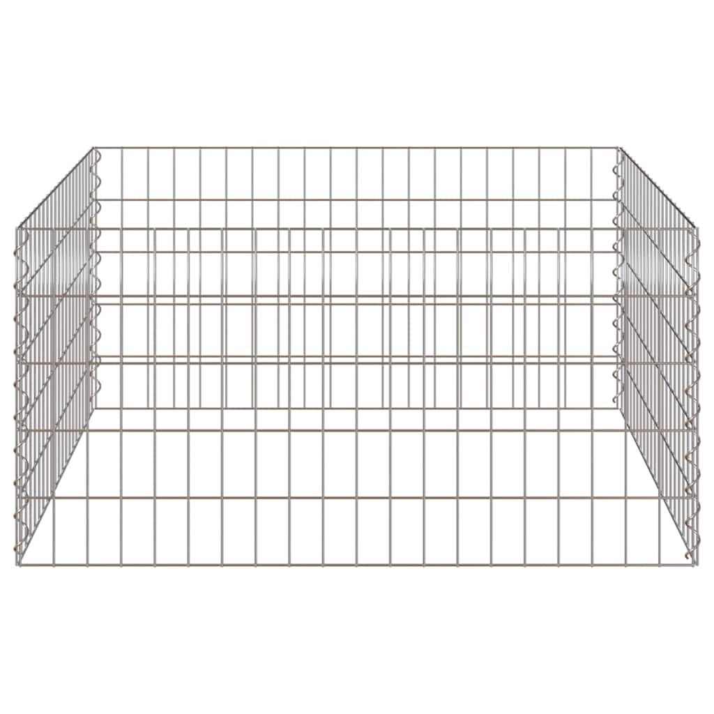 Kvadratni komposter 100 x 100 x 50 cm Željezo