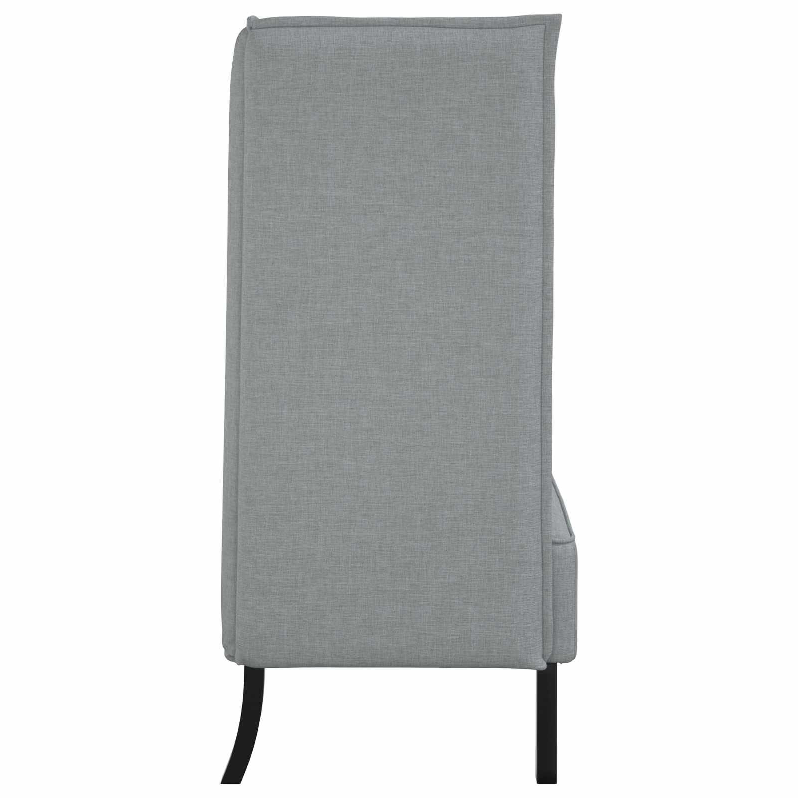 Sofa s visokim naslonom 101cm Svjetlosiva tkanina