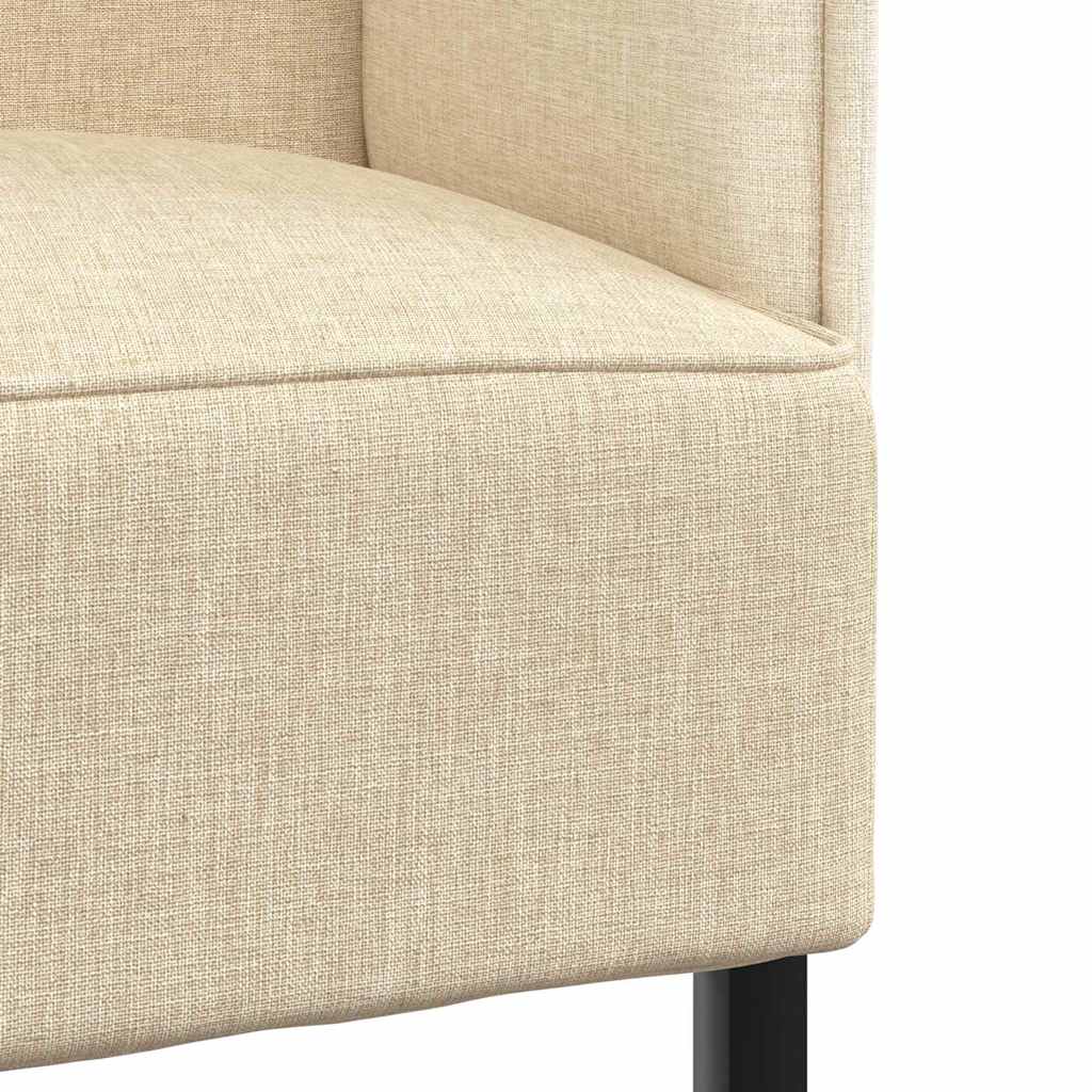 Sofa s visokim naslonom 101cm Krema tkanina