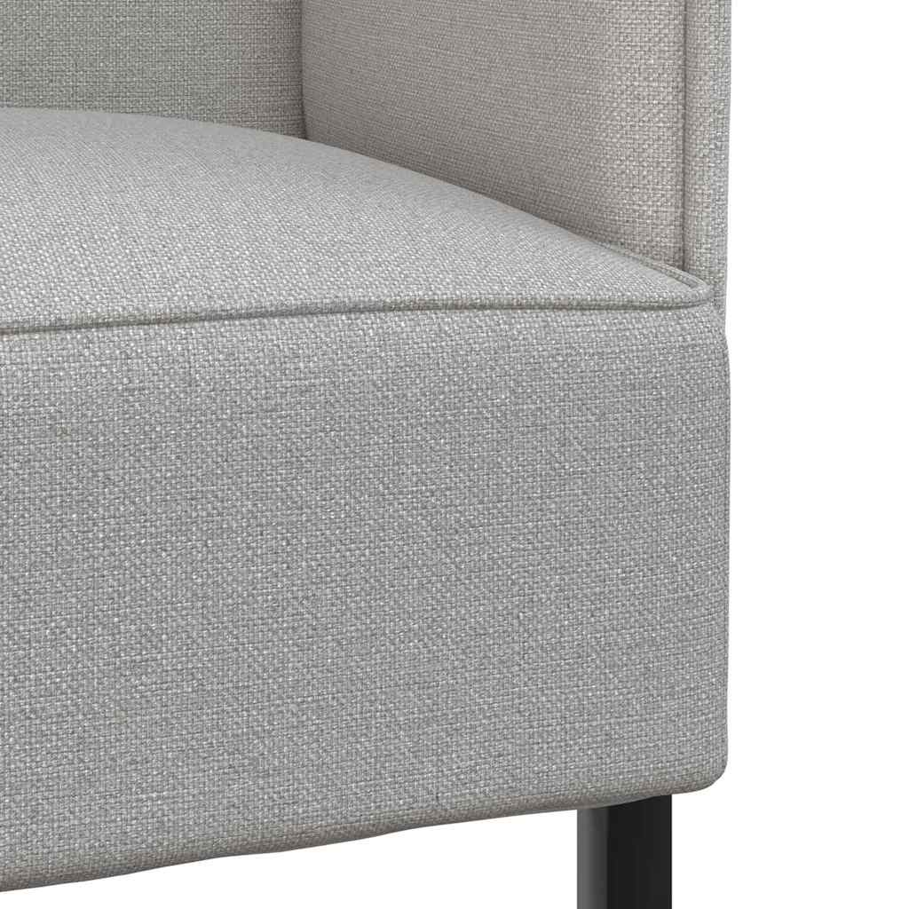 Sofa s visokim naslonom Siva boja oblaka 109 x 56 x 121 cm
