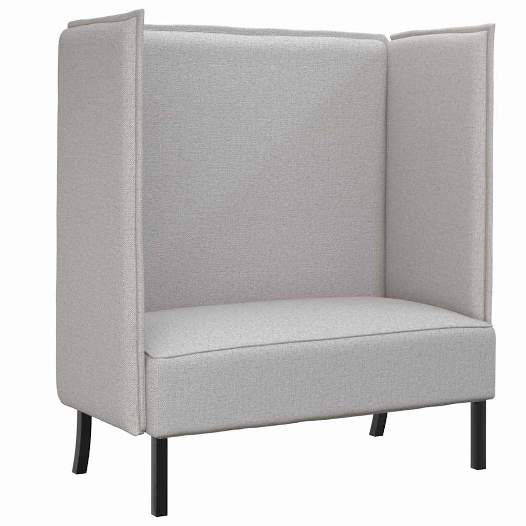 Sofa s visokim naslonom Siva boja oblaka 109 x 56 x 121 cm