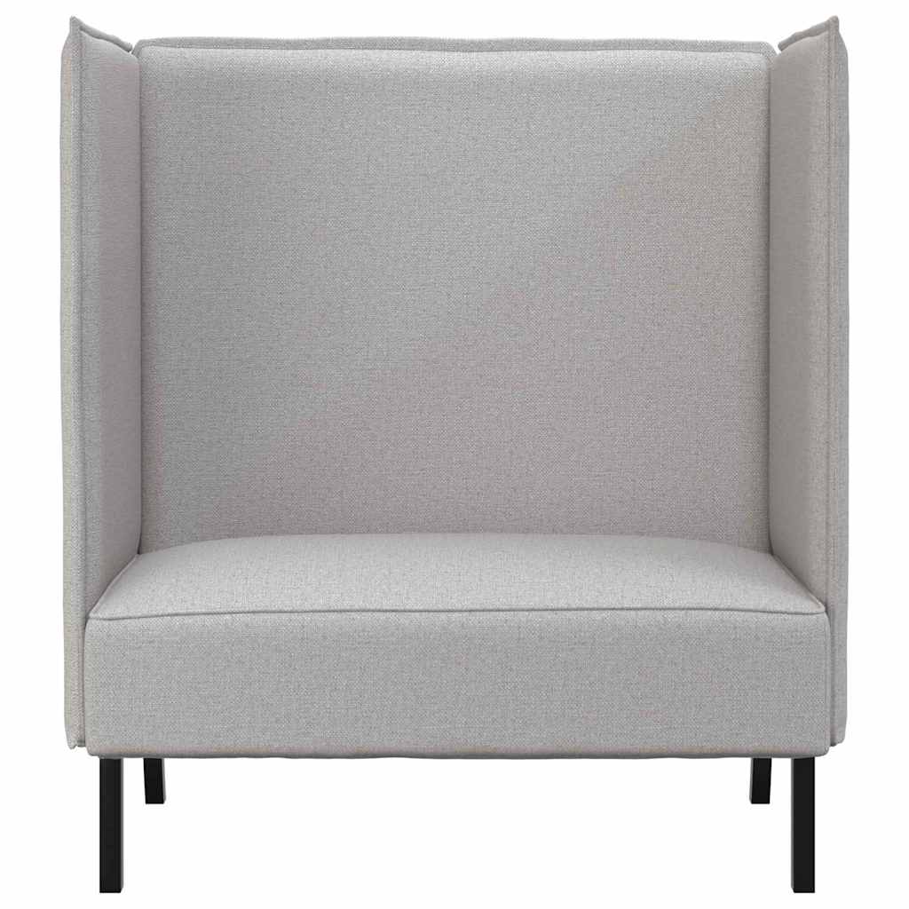 Sofa s visokim naslonom Siva boja oblaka 109 x 56 x 121 cm