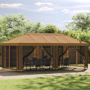 Okvir za sjenicu bez platna sjenice 6 x 3 m Crna Čelik