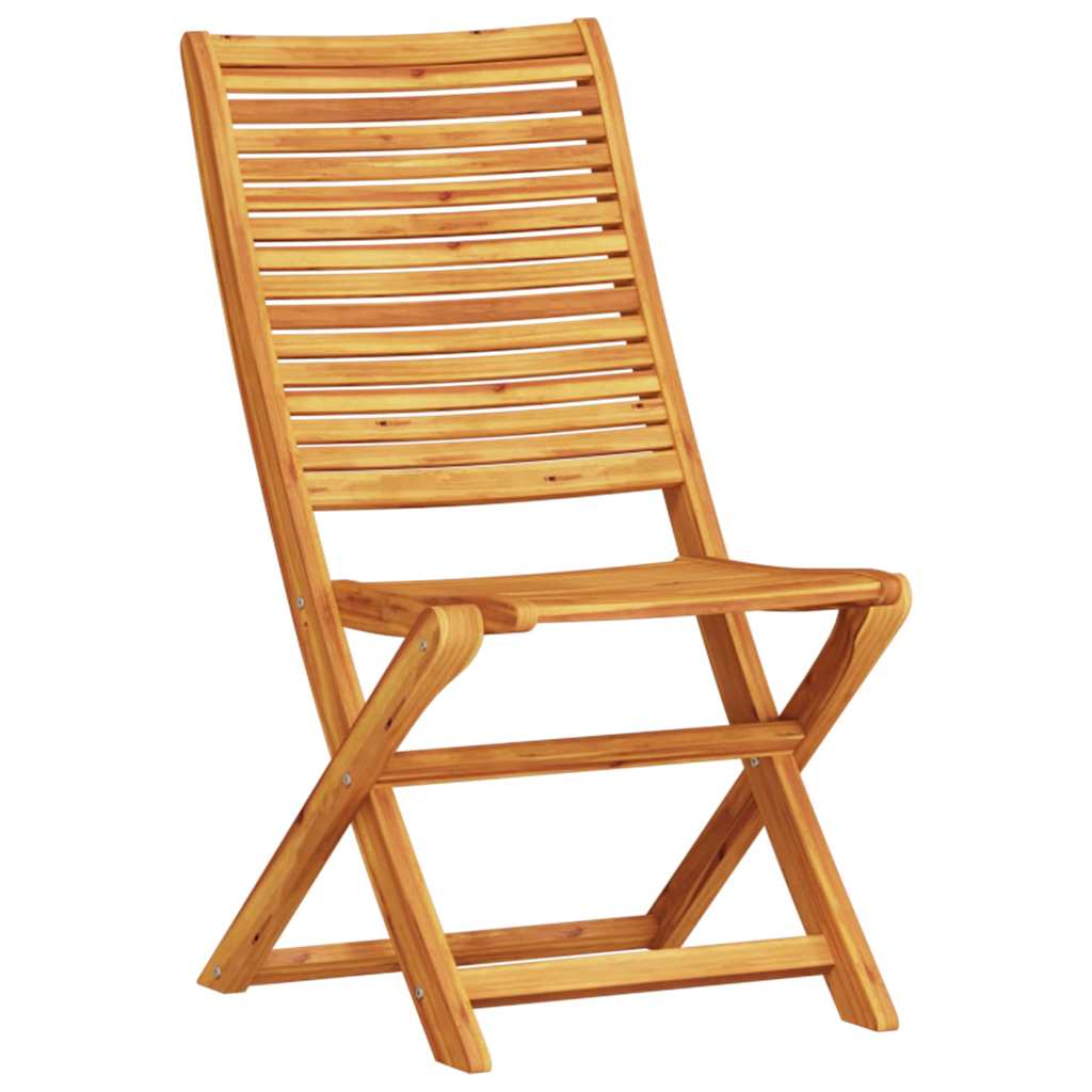 Sklopivi bistro set 3 pcs Smeđa Čvrsto drvo akacije