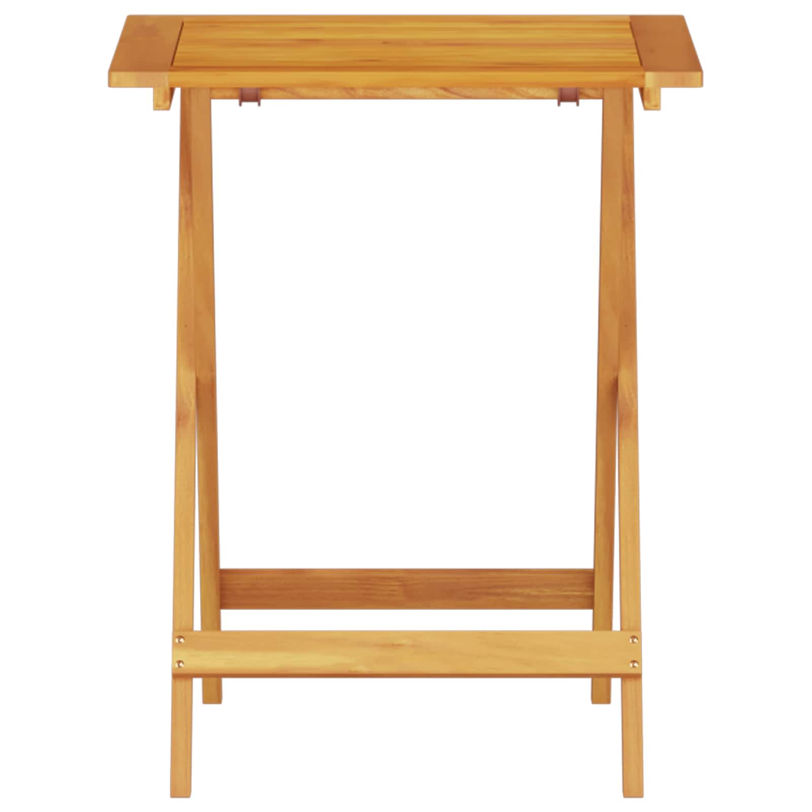Sklopivi bistro set 3 pcs Smeđa Čvrsto drvo akacije