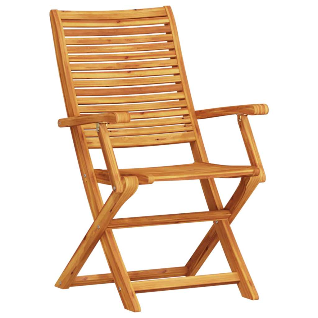 Sklopivi bistro set 3 pcs Smeđa Čvrsto drvo akacije