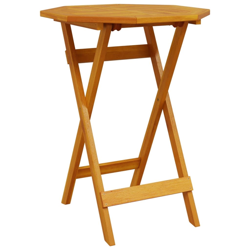 Sklopivi bistro set 3 pcs Smeđa Čvrsto drvo akacije