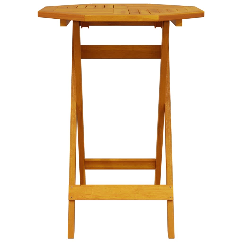 Sklopivi bistro set 3 pcs Smeđa Čvrsto drvo akacije