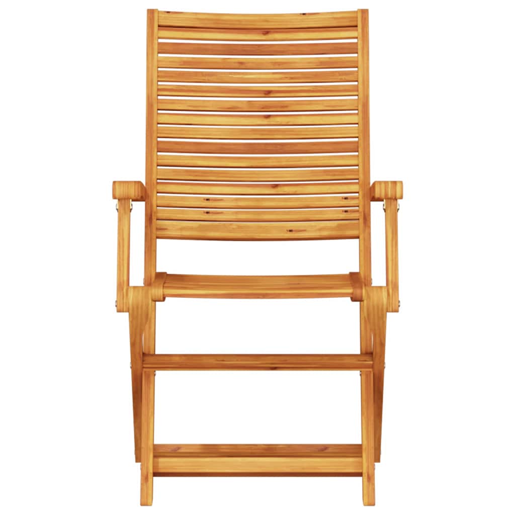 Sklopivi bistro set 3 pcs Smeđa Čvrsto drvo akacije