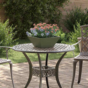 Vrtna saksija 5 pcs Maslinasto zelena 35 x 35 x 15 cm
