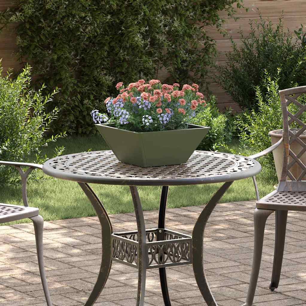 Vrtna saksija 5 pcs Maslinasto zelena 35 x 35 x 15 cm