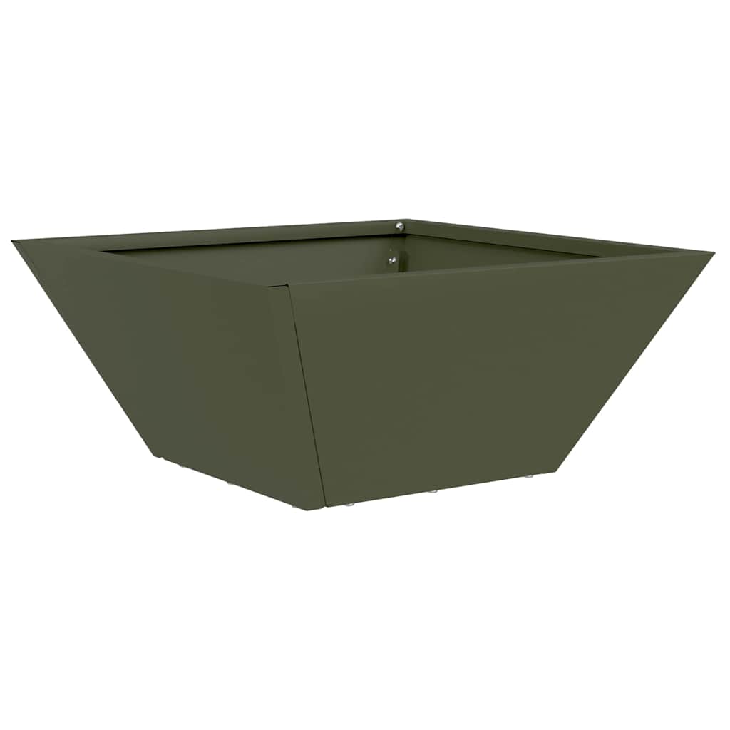 Vrtna saksija 5 pcs Maslinasto zelena 35 x 35 x 15 cm