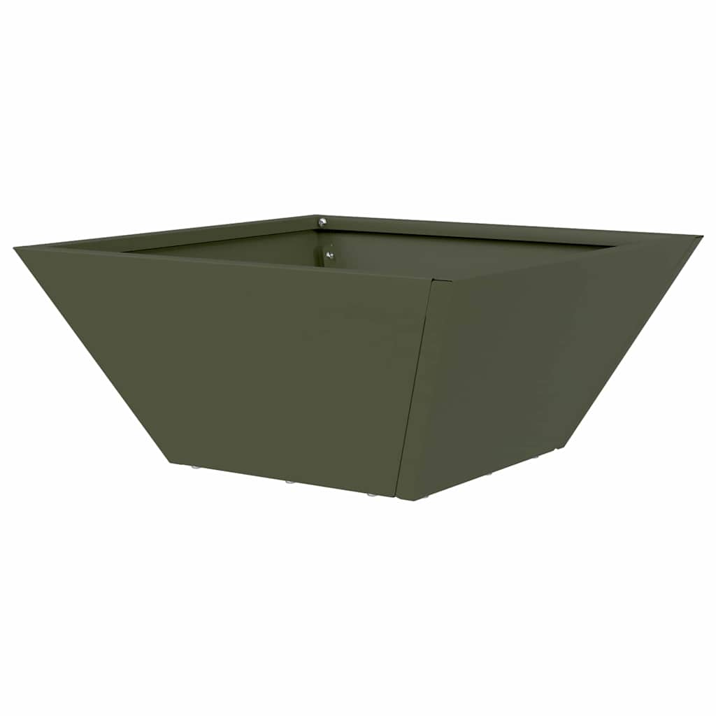 Vrtna saksija 5 pcs Maslinasto zelena 35 x 35 x 15 cm