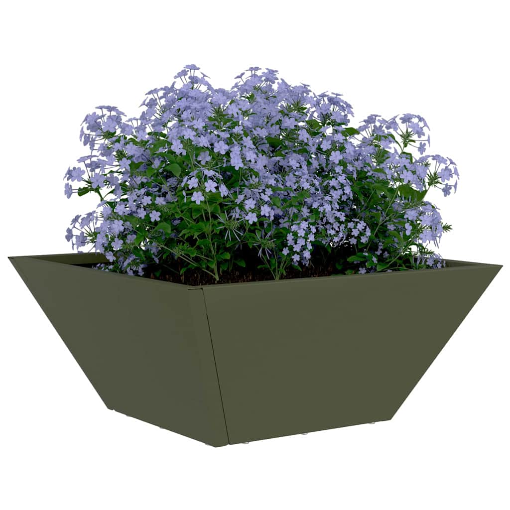 Vrtna saksija 5 pcs Maslinasto zelena 35 x 35 x 15 cm