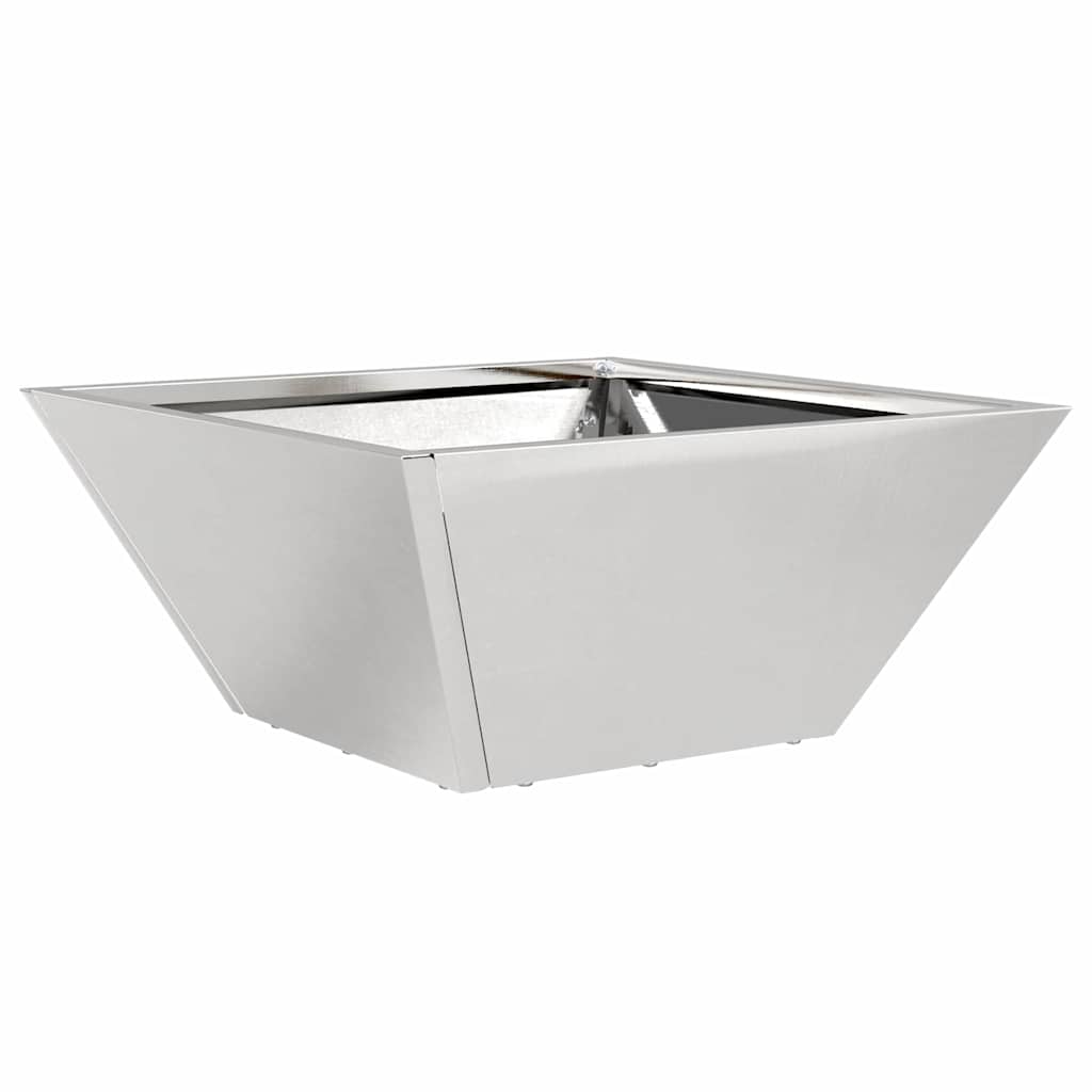 Vrtna saksija 5 pcs Srebrno 35 x 35 x 15 cm Nehrđajući čelik