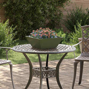 Vrtna saksija 5 pcs Maslinasto zelena 40 x 40 x 15 cm