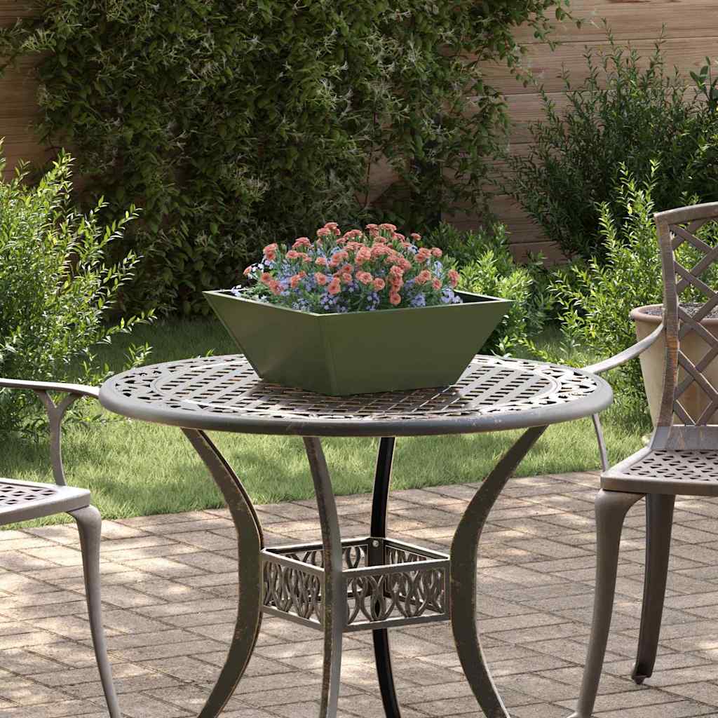 Vrtna saksija 5 pcs Maslinasto zelena 40 x 40 x 15 cm