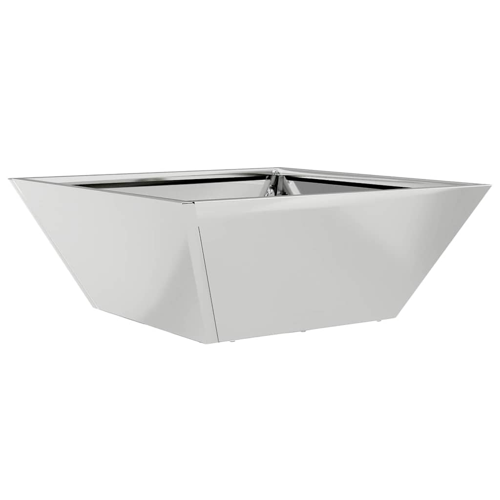 Vrtna saksija 5 pcs Srebrno 40 x 40 x 15 cm Cinkani čelik