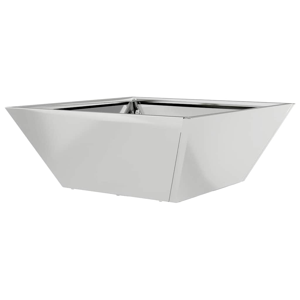 Vrtna saksija 5 pcs Srebrno 40 x 40 x 15 cm Cinkani čelik