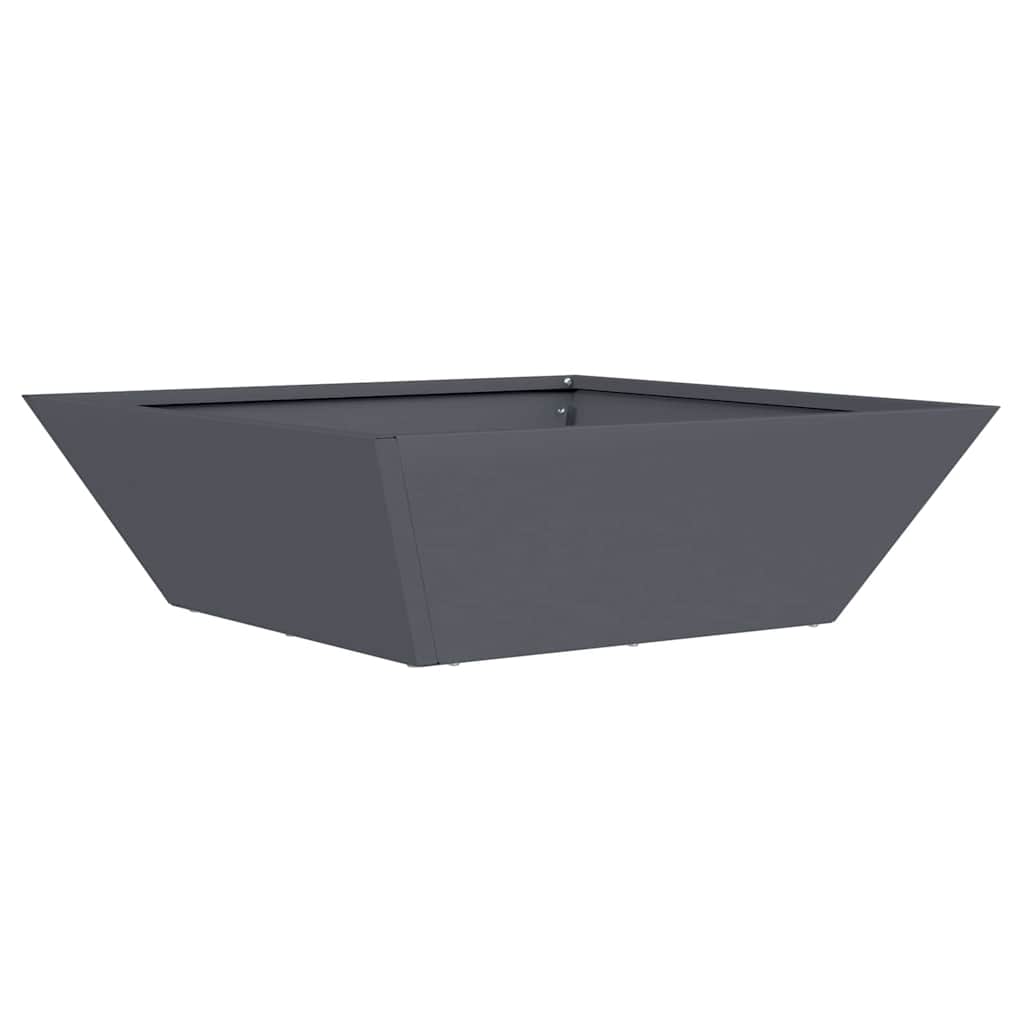 Vrtna saksija 5 pcs Antracit 50 x 50 x 15 cm Čelična vrata