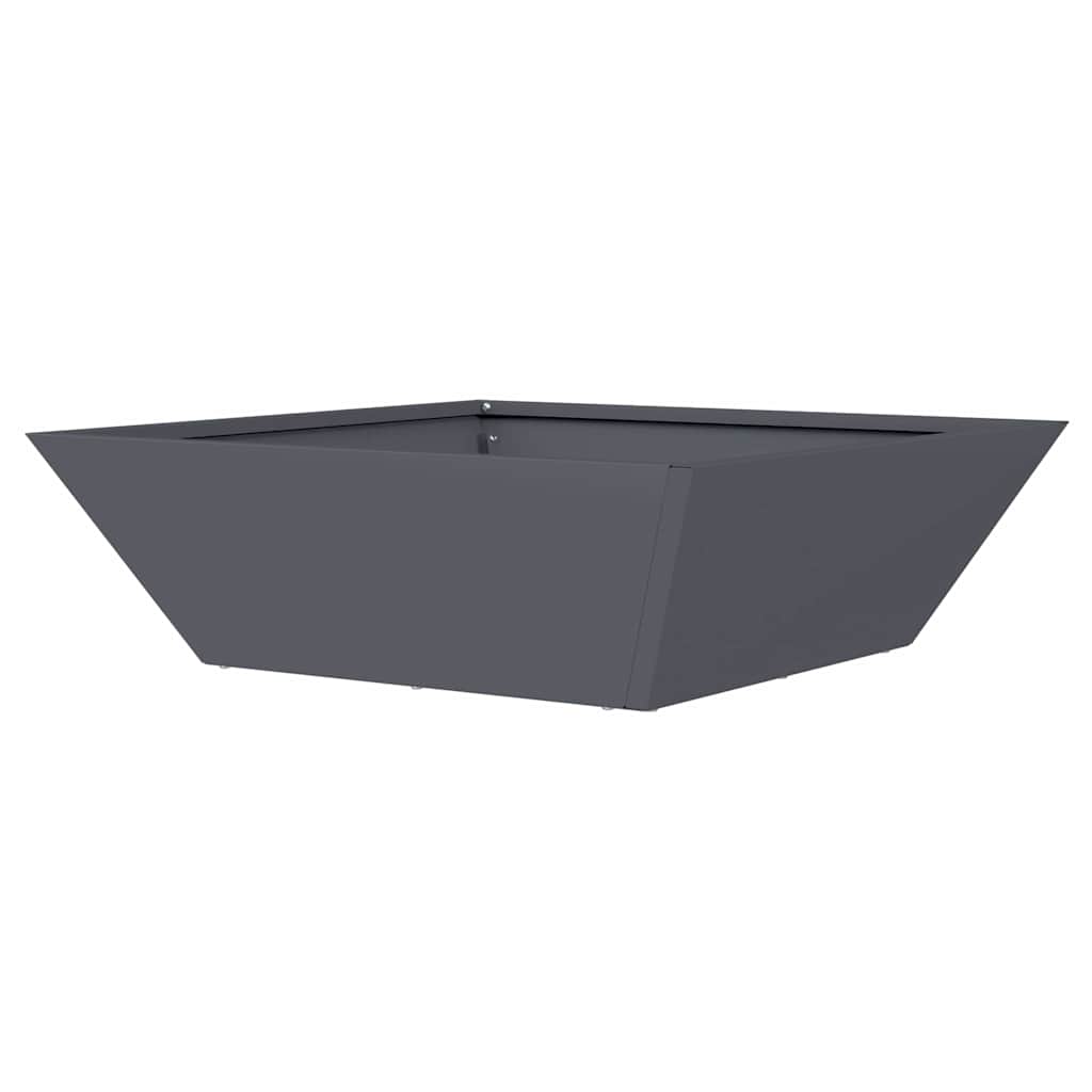 Vrtna saksija 5 pcs Antracit 50 x 50 x 15 cm Čelična vrata